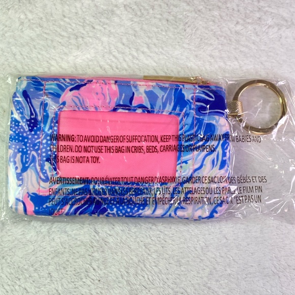 Lilly Pulitzer Top Zip ID Keychain Case - Picture 4 of 7